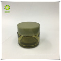 Pot cosmétique en verre vert givré 100g 20g 50g conteneur de crème cosmétique